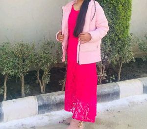 Beautiful Pink Gown, Designer & Comfortable too