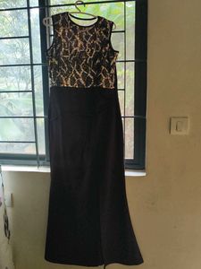 Elegant Burgendy Maxi Dress