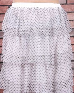 Tiered Polka Dot Skirt