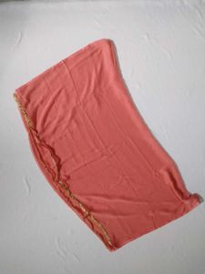 Peach Embroidered Kurta Set