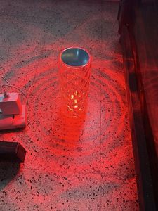 Crystal Rose Diamond LED Table Lamp USB