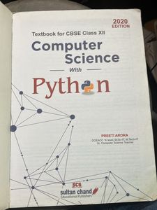 Python Book Class 12th