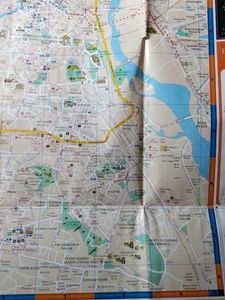 Vintage Delhi City Map Old 2010 Edition A0 Size