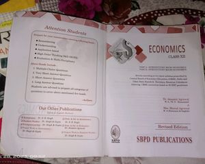 Class 12th Economics Book Written By Dr. Anupam
