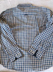 Men&#39;s Blue &amp; White Checkered Shirt