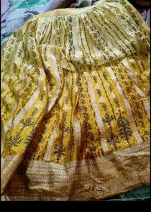 New Yellow Lahnga( Never Used)
