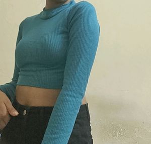 Green Ripped Top