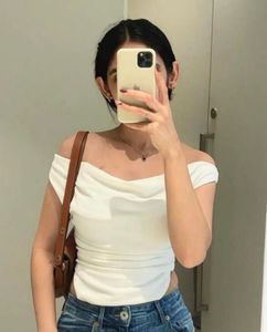 White Trendy Girly Top