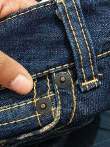 vintage low rise jeans