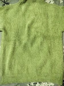 😍Green Knit Turtleneck Sweater😊