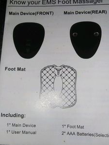 EMS FOOT MASSAGER (Electrical Muscle Stimulation) no battery included