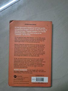 TWO MARK MASON BOOKS + ATOMIC HABITS(FREE)