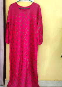 Comfortable Green Checked Nightdress 36-44