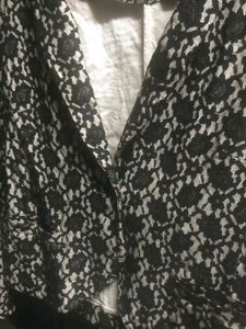 Black And White Blazer For Girls
