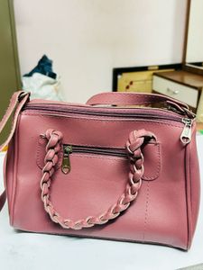 Elegant Pink Quilted Sling Bag 💗