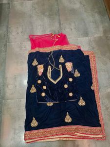 Embroidery designer saree