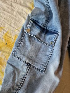 Light Blue Cargo joggers