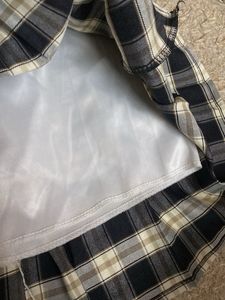 Plaid Pleated Skirt