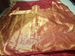 Red Banarsi Saree