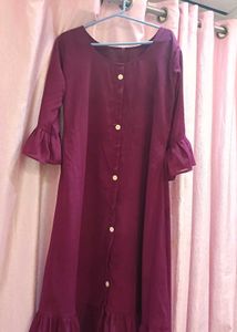 Silver Gown 🩶(Buy 1 Get)🎉🥳