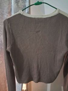 Crop Top With Slit