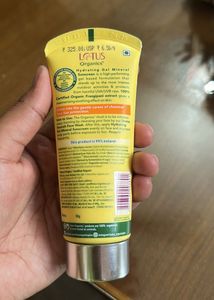 Lotus Organics Sunscreen Spf 30