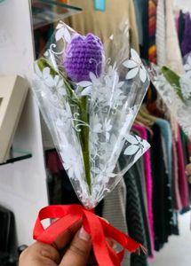 Crochet Hand Made Tulip Flower