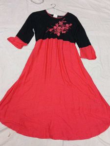 Floral Embroidered Dress