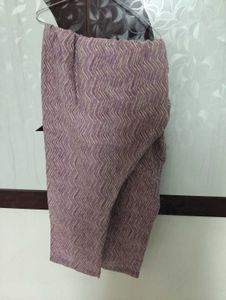 Elegant Purple Printed Kurta Set