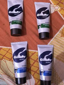 Gillette Sensitive Pre Shave Gel Tube Combo
