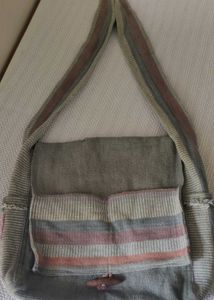 Striped Shoulder Bag