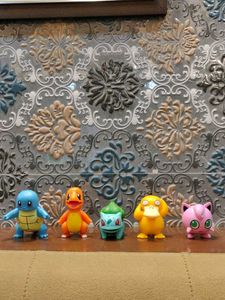 Cartoon Character 5 Piece Toy Action Figure