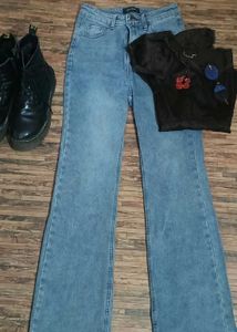 Y2K Bootcut Denim Jeans💌☘️
