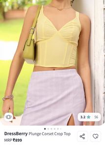 Chic Corset Crop Top