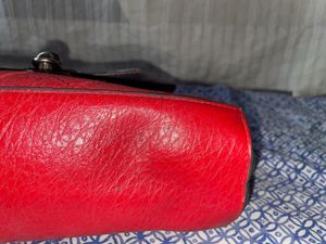 Red Leather Handbag