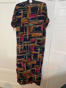 Abstract Print Dress