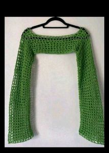 Black Crochet Bolero