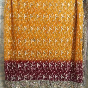 Embroidered Saree