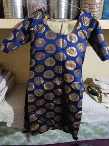 Golden Suit Salwar Set