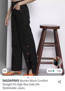 Wide Leg Denim Pants