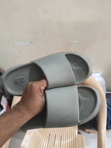 Casual Grey Open toe slides