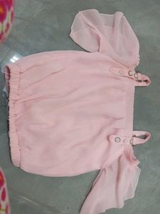 Cute Pink Top &amp; Bottom Set