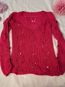 Pink Top Winter