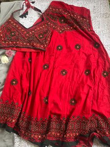 Red Skirt And Top