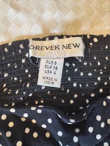 Polka Dot Smocked Crop Top