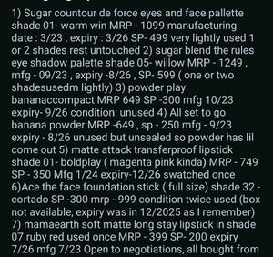 Sugar Makeup Kit