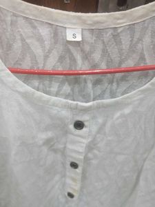 White Cotton Kurta