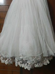 White Tulle Party Dress