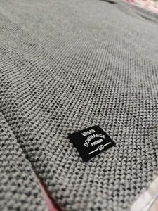 Textured Multicolored(B,W &amp;grey)Sweatshirt , 36&#34;