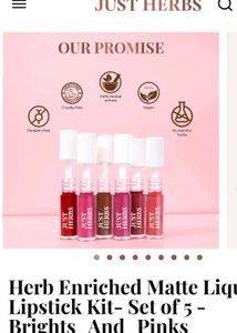 Just Herbs Lipstick- Rose Shade